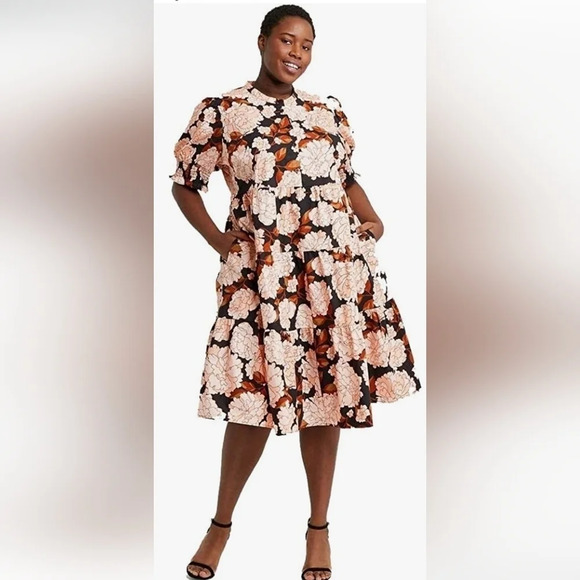 Who What Wear Floral Dress - Picture 1 of 10